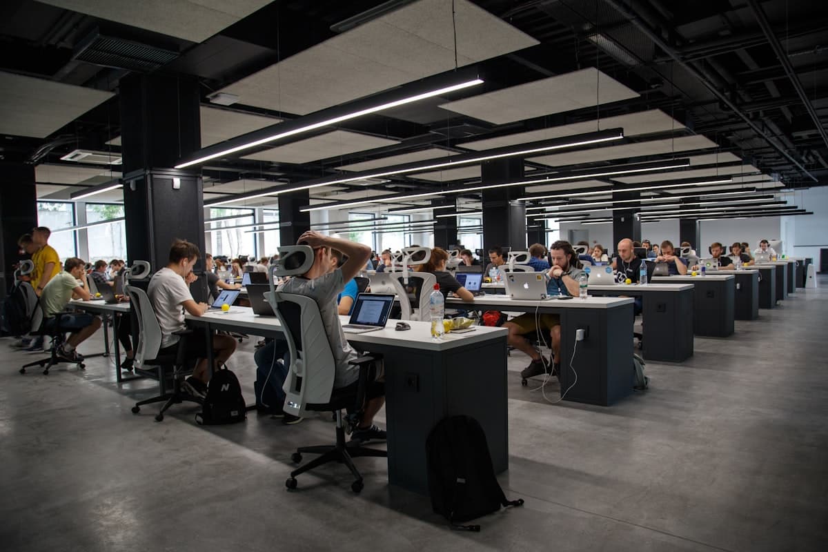 Writing and research at a workstation